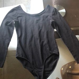 Girls black leotard